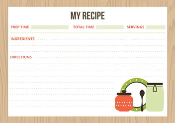 Vector Recipe Cards - Free vector #359761